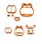 Cortador Turma Garfield - Imagem 2