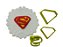 Cortador Logo Superman Super Heróis - Imagem 1