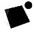 Placa para marcações (inlay) 14 x 14 cm - preto ou Pearloid branco - Imagem 2