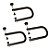 Grampo sargento para cavalete ukuleles 12 cm - Imagem 2