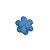 Brinquedo Furacão Pet Bola Maciça Meteoro P Azul - Imagem 1