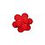 Brinquedo Furacão Pet Bola Maciça Meteoro P Vermelha - Imagem 1