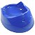 Comedouro Plástico Cara de Gato Furacão Pet 200 ml Azul - Imagem 1