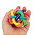 Brinquedo Bola Colorida Entrelaçada com Guizo - Imagem 3