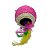 Brinquedo Bola de Sisal Jumbo Oca com Penas - Rosa - Imagem 2