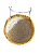 Ninho Crochê com Suporte Vertical - Canário de Cor e Azulao - Borda Amarela - Imagem 3
