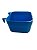Comedouro Suspenso Canto de Gaiola - Quadrado - 200ml - Azul - Imagem 1