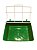 Comedouro Com Grade Psitacídeos - 500ml - Verde | Ornamental - Imagem 5