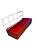 Comedouro Com Grade Psitacídeos - 1 Litro - Vermelho | Ornamental - Imagem 1