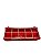 Comedouro Com Grade Psitacídeos - 1 Litro - Vermelho | Ornamental - Imagem 4