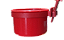 Caneca com Suporte de Plástico Vermelho Média - 200ml - Toco Tucano - Imagem 4
