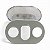Comedouro Pequeno 3 Furos- Branco - Ornamental - Imagem 2