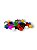 Anilhas 3.0mm Abertas Curtas 50 unidades Diversas Cores - Comercial Penna Firme - Imagem 1