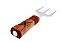 Kit Churrasco Faca Inox Bainha E Garfo Trident Inox - Imagem 1