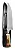 Kit Churrasco Faca Inox Bainha E Garfo Trident Inox - Imagem 4