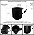 Caneca Al. Litoral SM Preta 370 ml com Asa - Imagem 7