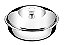 Bacia Inox 10 Litros com Tampa - Imagem 1