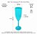 Taça PS para Champagne 180 ml Azul Tiffany - Imagem 7