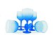 Taça Gin PS 600 ml Degradê Transparente Azul - Imagem 7