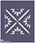 Azulejos 27 - Stencil 16 x 13 cm - Imagem 1