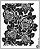 Floral 13a - stencil 16 x 13 cm - Imagem 2