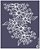 Floral 14a - stencil 16 x 13 cm - Imagem 1