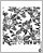 Floral 25a - stencil 16 x 13 cm - Imagem 2