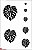 Floral 51 - Stencil 25 x 16 cm - Imagem 2