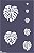 Floral 51 - Stencil 25 x 16 cm - Imagem 1