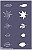Kit folhas e fundos 02 - stencils 25 x 16 cm - Imagem 1