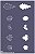 Kit folhas e fundos 04 - stencil 25 x 16 cm - Imagem 1