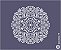 Mandalas 10 - stencil 16 x 13 cm - Imagem 1