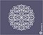 Mandalas 12 - stencil 16 x 13 cm - Imagem 1