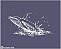 Oceano OC108 - stencil 16 x 13 cm - Imagem 1