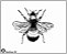 Abelhas 09 - stencil 16 X 13 cm - Imagem 2