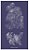 Floral 17 - stencil - 25 x 16 cm - Imagem 1