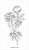 Floral 23 - stencil - 25 x 16 cm - Imagem 2