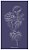 Floral 23 - stencil - 25 x 16 cm - Imagem 1