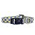 Coleira para cachorro CHEVRON - cinza e amarelo - WALKIEDOG - Imagem 1
