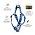 Peitoral para cachorro NAVY - azul e branco - WALKIEDOG - Imagem 2