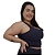 Cropped tela cos plus size - Imagem 5