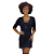 Saida de praia vestido midi feminino - Imagem 6