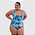 Maio decote v plus size moda praia - Imagem 1