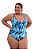 Maio decote v plus size moda praia - Imagem 1