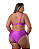 Top de biquini meia taca com bojo plus size - Imagem 6