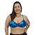 Top biquini em v com bojo plus size - Imagem 1