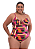Maio luxo cruzado no peito plus size - Imagem 1
