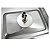 Bandeja Pingadeira 40x40cm Inox com Gela Copos Furo 50mm - Imagem 3