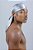 Bandana Durag Cetim Silky Prata - Imagem 2