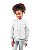 Blusa de moletom Infantil Canguru Branco Jon Cotre - Imagem 1